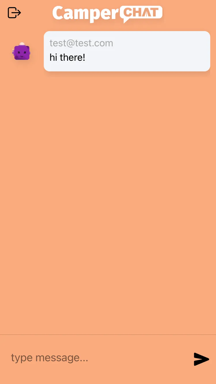 Chat app styling