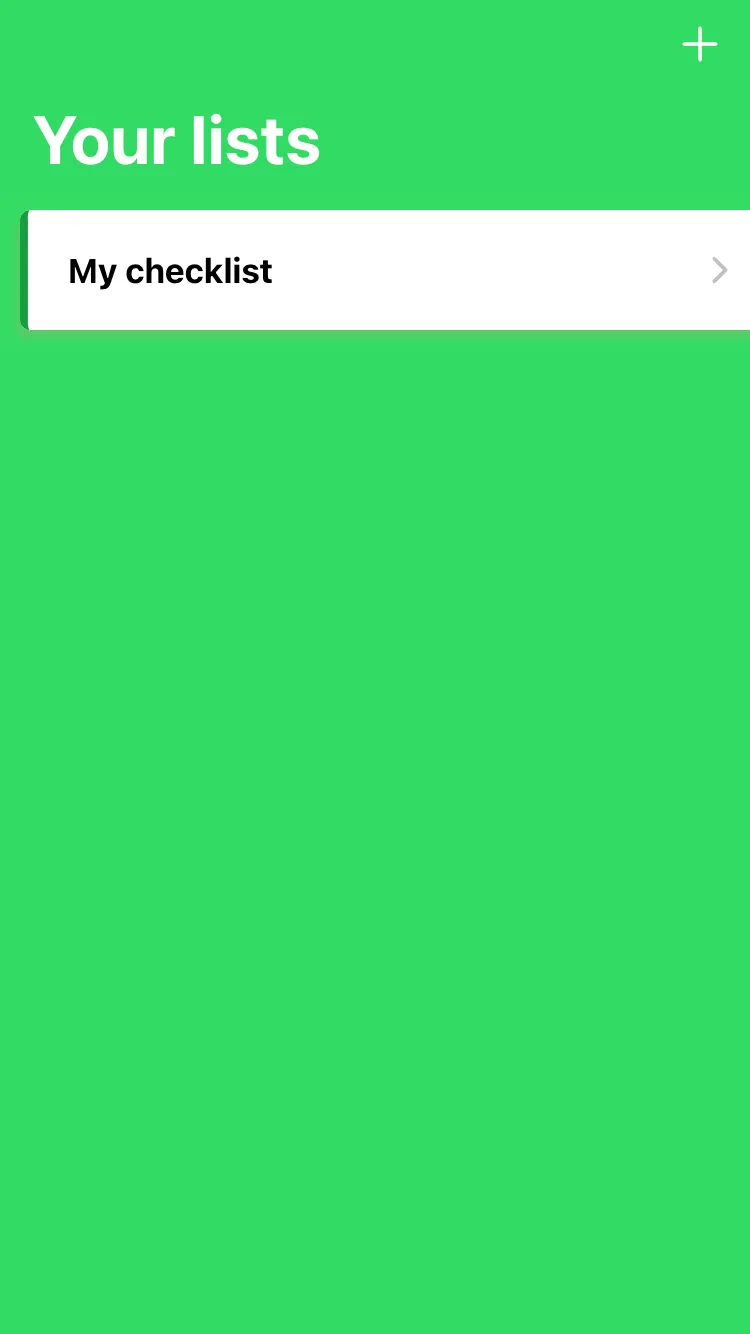 Quicklist app styling