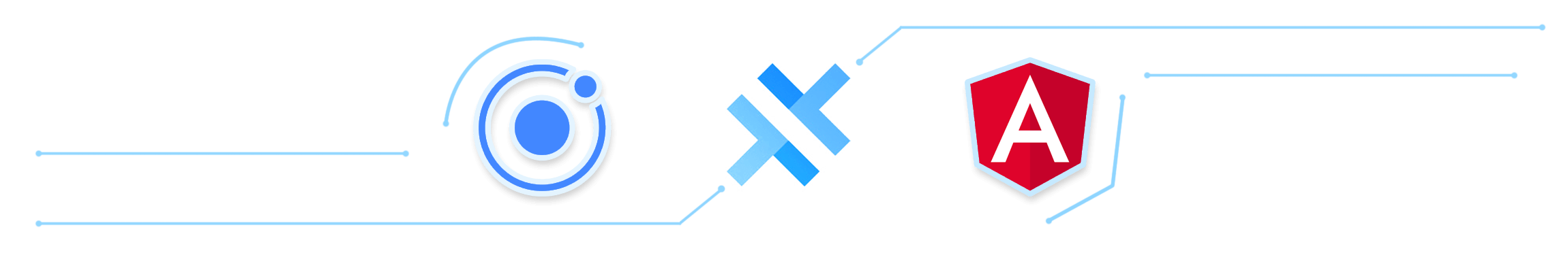 Ionic Angular Capacitor Logos